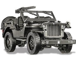 Metalen Modelbouwset 3D Puzzel - Klassieke Willys MB Jeep Maken
