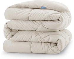 CozyLux Dekbed 4 Seizoenen - Microvezel Slaapdeken 140 x 200 cm - Ademend en Super Zacht - Grijs