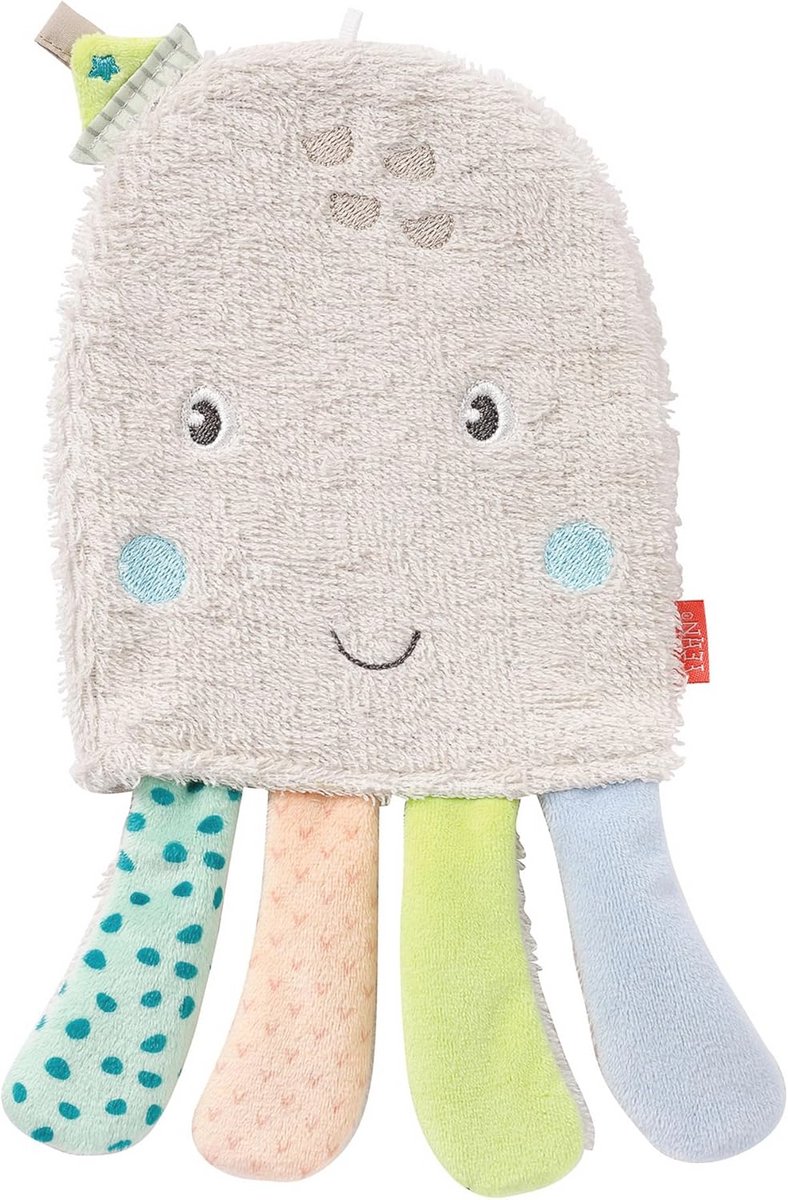 Waschhandschuh Oktopus – Vrolijke Waschlappen voor Badplezier bij Baby's en Kinderen – 25 cm