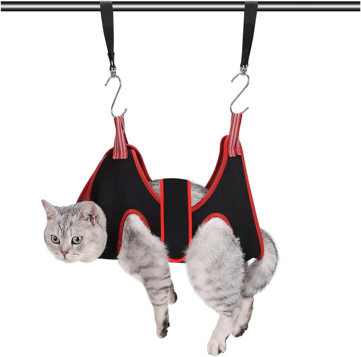 Kattenverzorging hangmat harnas voor kleine honden - Huisdier verzorgingset met nagelknipper en trimmer