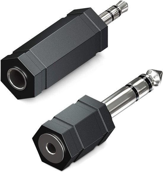 Stereo Audio Jack Adapter Set - 3.5mm en 6.3mm Audio Hifi Connector ...