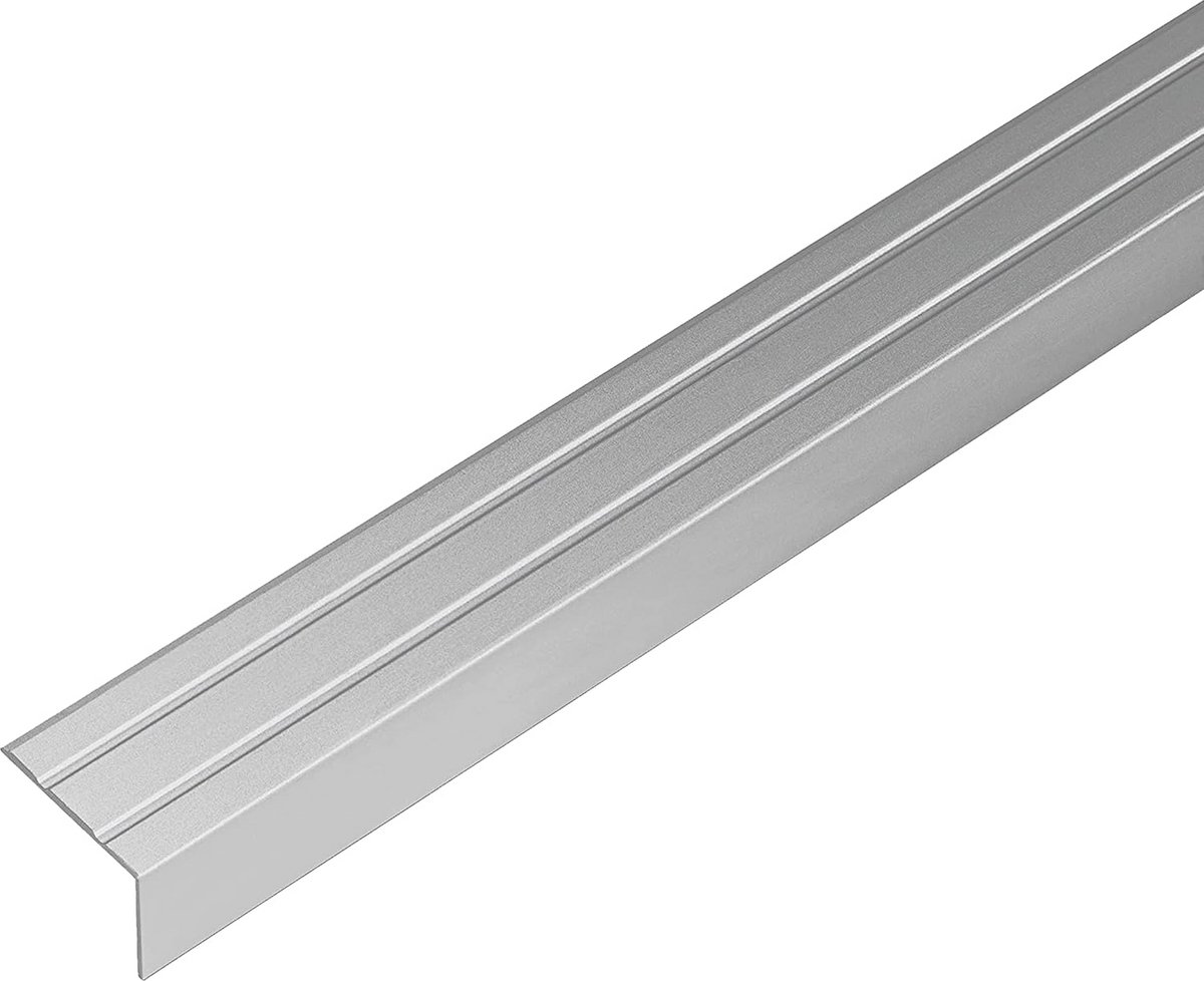Aluminium hoekprofiel 24 x 15 mm - Zelfklevend en veelzijdig inzetbaar voor trapranden en drempelbescherming