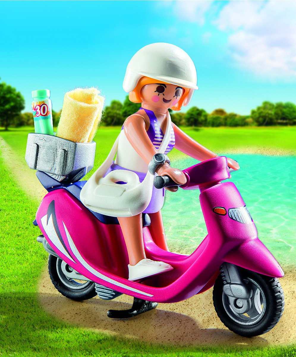 PLAYMOBIL Zomers meisje met scooter  - 9084 — afbeelding 4