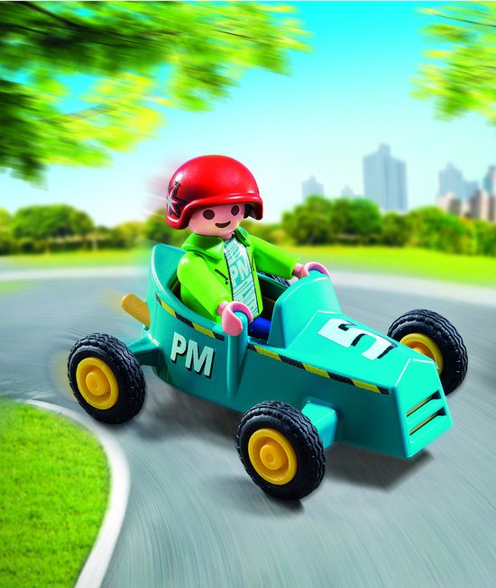 PLAYMOBIL  Jongen met cart - 5382