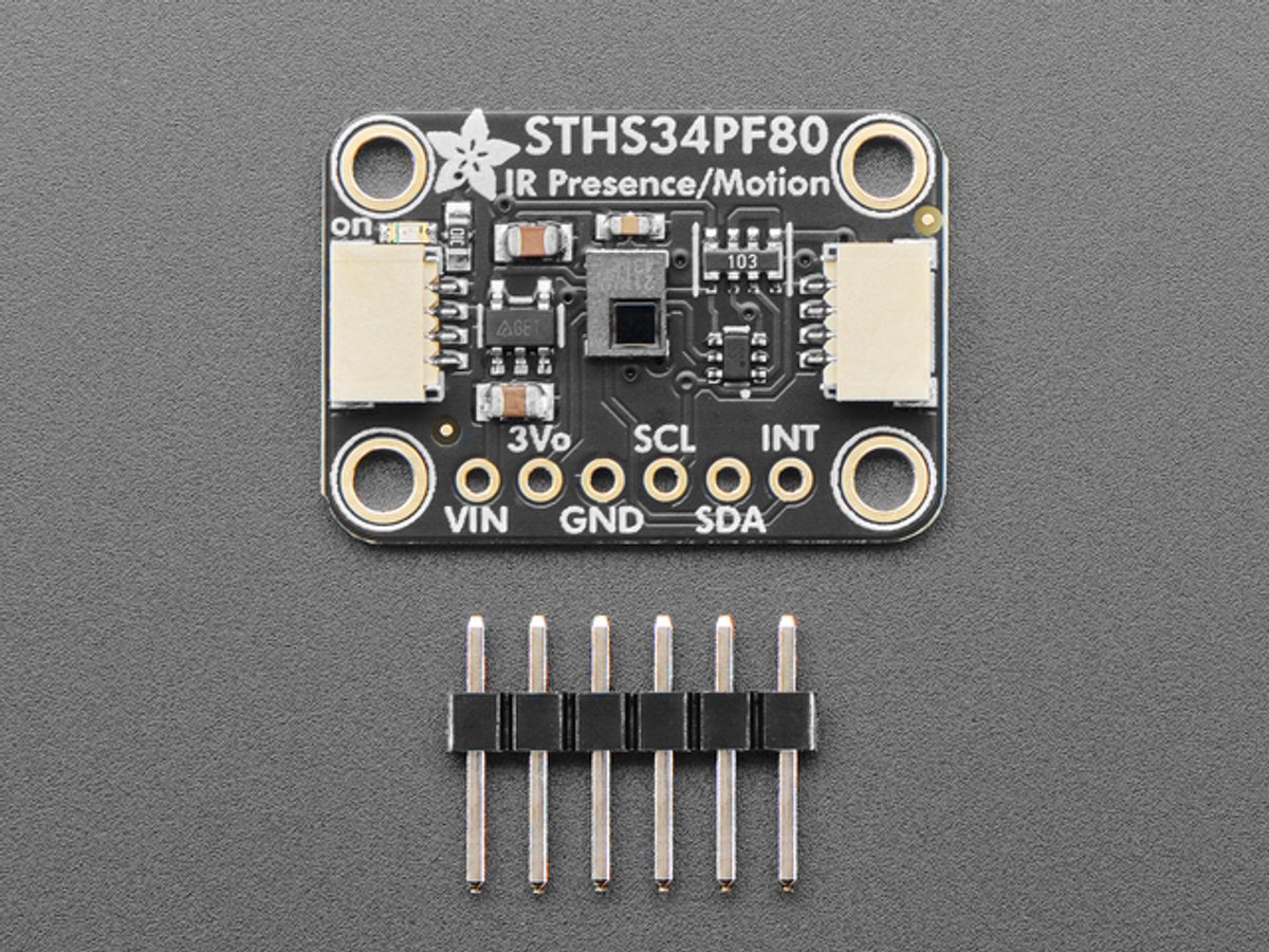 Adafruit STHS34PF80 IR Presence Motion Sensor – Product ID 6426 – STEMMA QT / Qwiic module