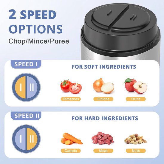 Krachtige 6 in 1 Staafmixer Set met Verwisselbare Snelheid en Spatbescherming voor Smoothies, Soepen, Groenten, IJs en Jam — afbeelding 4