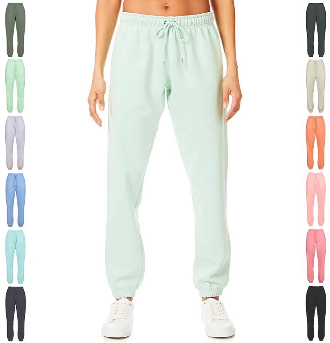 Zachte Loungewear Joggingbroek voor Dames in Pastelkleuren