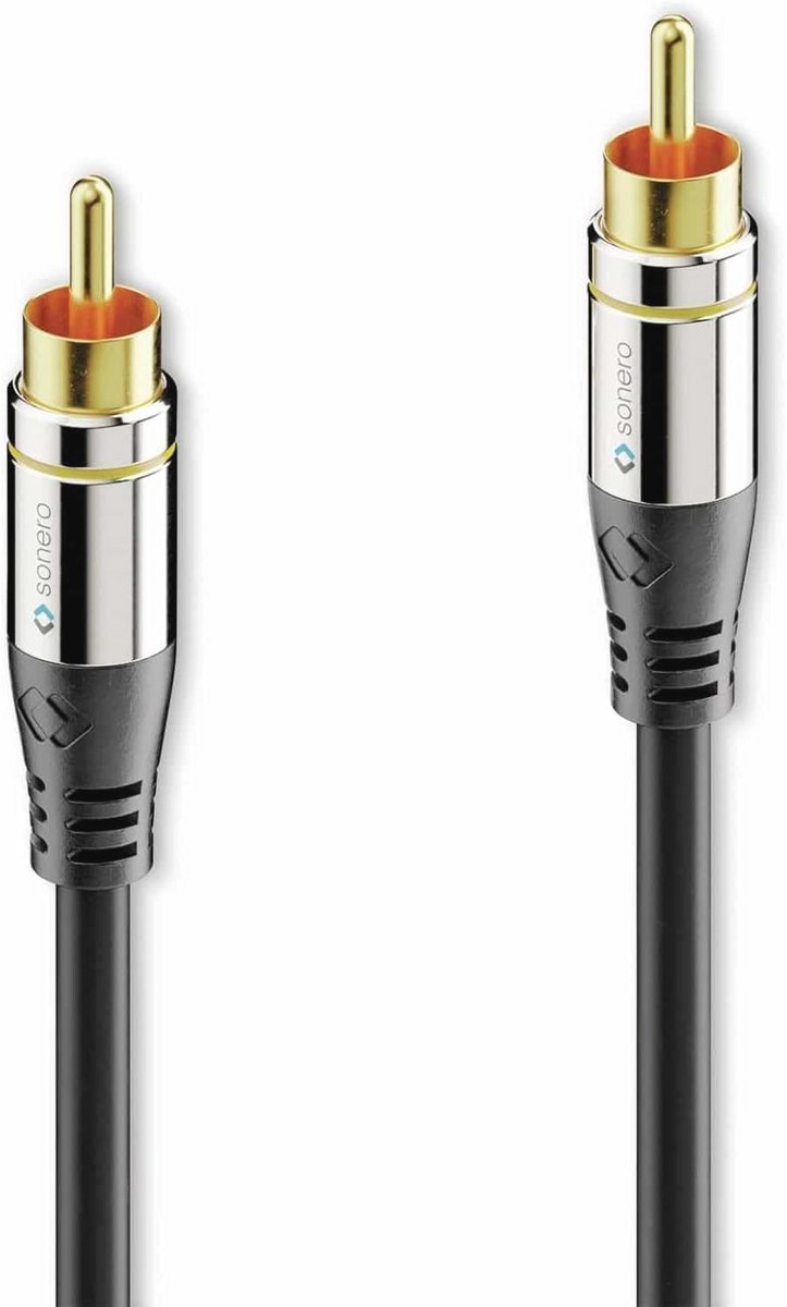1,5 m RCA-kabel - Verliesvrije audio-overdracht voor subwoofers, versterkers en AV-apparaten