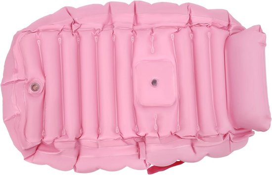 Baby Badje - Opblaasbaar Badje - Baby Verzorging - Inclusief Pomp - 77 x 40 cm - Roze — afbeelding 4