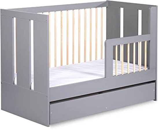 Babybedje 3-Traps In Hoogte Verstelbaar 120x60 cm