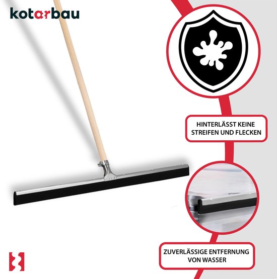 KOTARBAU® Vloertrekker, 75 cm, Schuimrubber trekker, Voor Binnen En Buiten, Garage Douche Badkamer, Waterschuiver, Schuimrubberen wisser, met Rubberen Lip van KOTARBAU — afbeelding 5