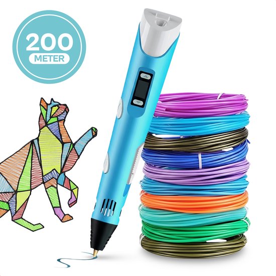 Stylo 3D Golermo® 200 – Kit de démarrage complet – 200 m de filament ...