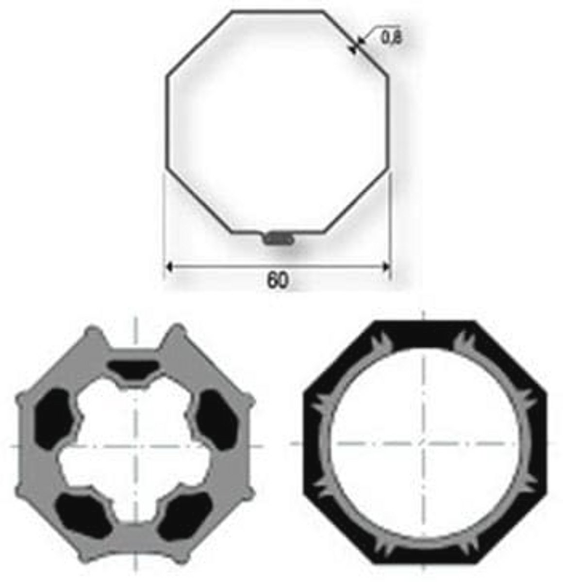 Motorpakket voor rolluiken – Compatibel met LT50 – Bedrade Rolluikmotor 35 Nm
