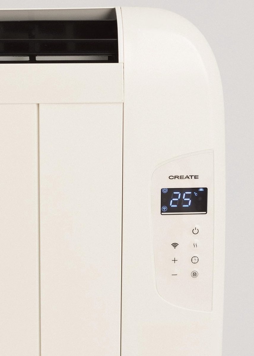 Elektrische convectorradiator met Wifi en 24-uurs-timer - 1500W, Wit – foto 5