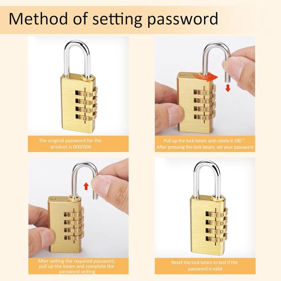 Master Lock 178EC2 Zwart Combinatiehangslot, Stel Je Eigen Combinatieslot Weerbestendig Hangsloten Voor Binnen En Buiten Met Code Gymkluisje Poort Schuur Set Van 2 Stuks 2528783622