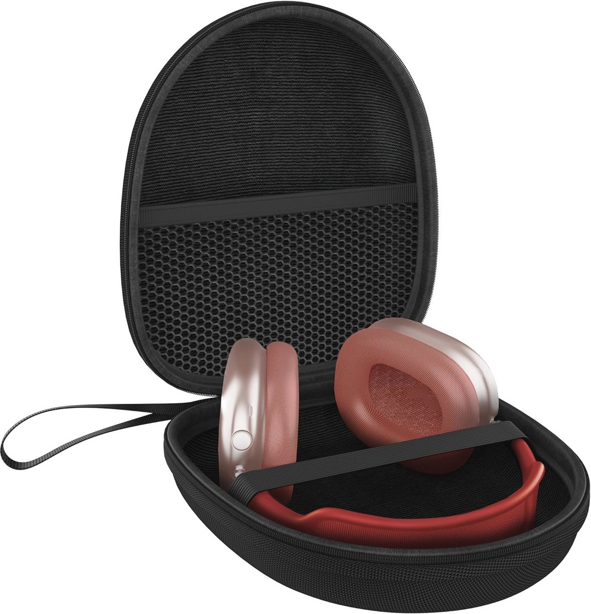 Compacte Hoofdtelefoontas voor Over-ear Hoofdtelefoons - Universele Beschermcase in Zwart