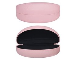 molshine Hard Shell Sunglasses Case, PU Leather Classic Large Glasses Case for Women Men Lady