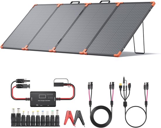 30w 12v Zonnepaneel Monokristallijn Silicium Batterij Oplader Kit Druppeltje Draagbare Voor Auto Van Boot Caravan Camper