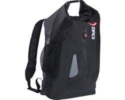 QBag motor rugzak heren en dames fietsrugzak Rugzak 15 waterdicht tot 30 liter, zwart, uniseks, touring, het hele jaar door, textiel