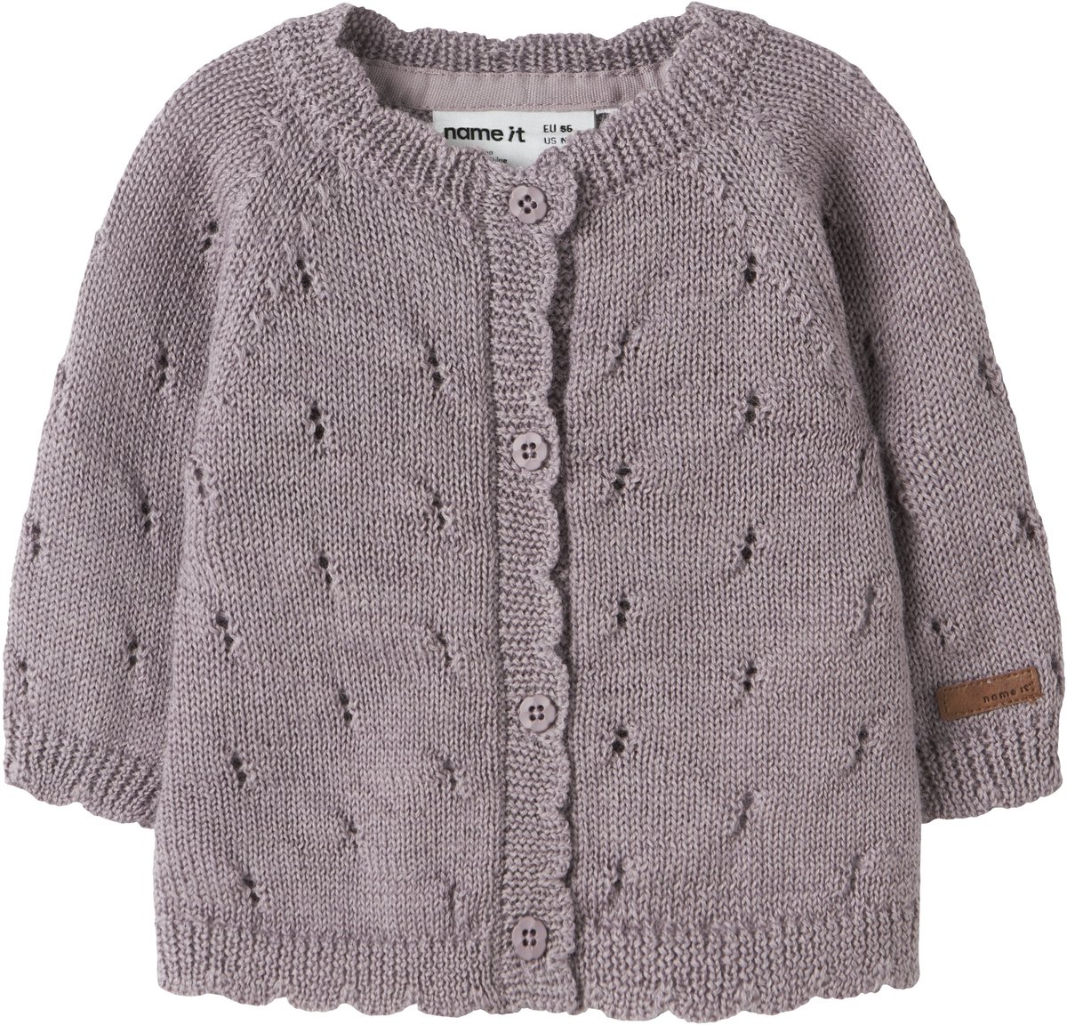 NAME IT - NBFWRILLA WOOL LS KNIT CARD - Baby - Cardigans