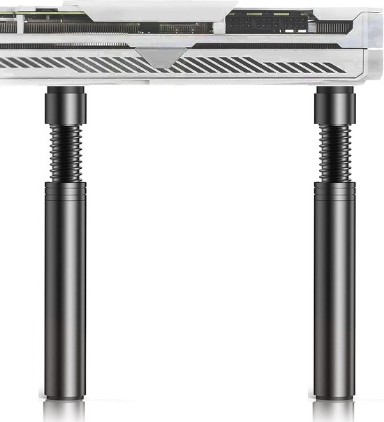 Grafische Kaart GPU-houderbeugel, ARGB 3-pins 4-pins Schuifbaar, Ondersteuning voor Videokaart-doorzakhouder, GPU-houder voor Desktop Grafische Kaart