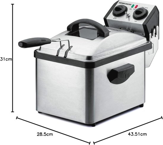 Friteuse Automatique Multifonctionnelle Smart 3L Friteuse À Air Sans Huile De Petite Capacité