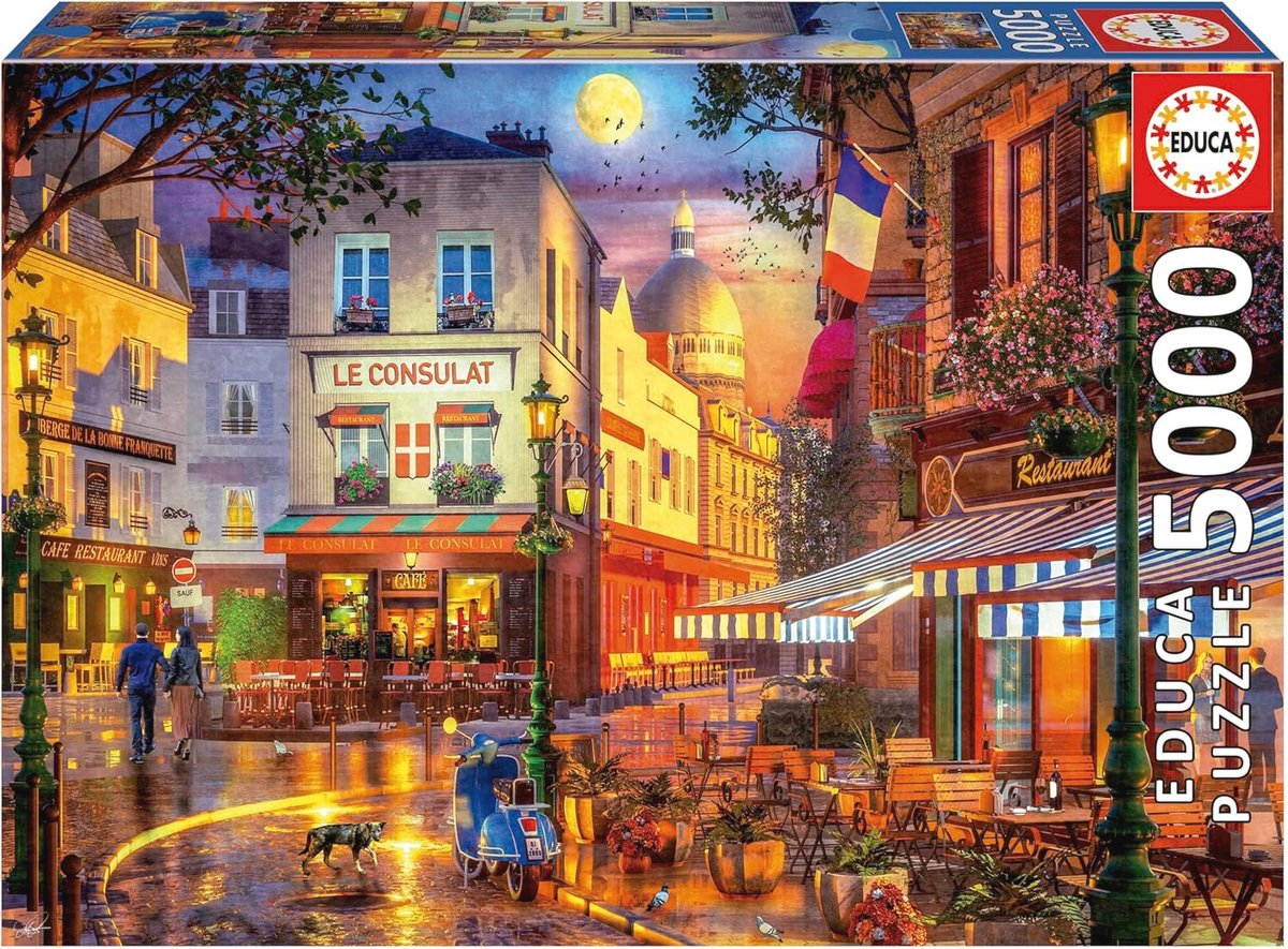 Grote 5000 Stukjes Puzzel voor Volwassenen – Puzzel van 157 x 107 cm met Service voor Verloren Onderdelen