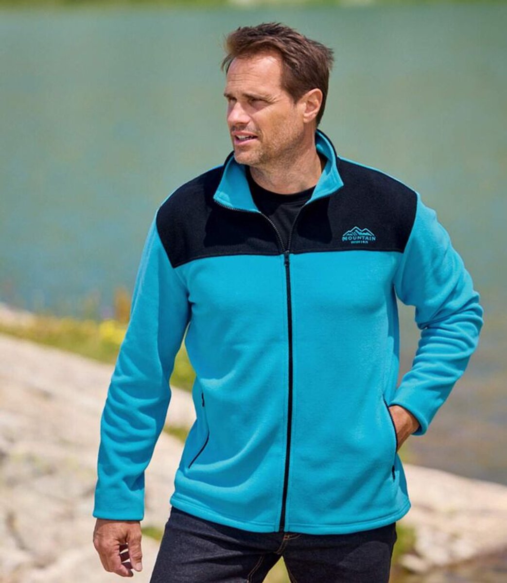 ATLAS FOR MEN - Set van 2 fleecevesten - Heren - Verkrijgbaar in grote maten - XL