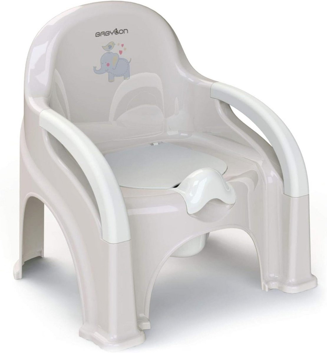 Kinderpotje met deksel, afneembare kom en antislipbodem voor peuters - Veilig en comfortabel toilet voor kinderen vanaf 1 jaar