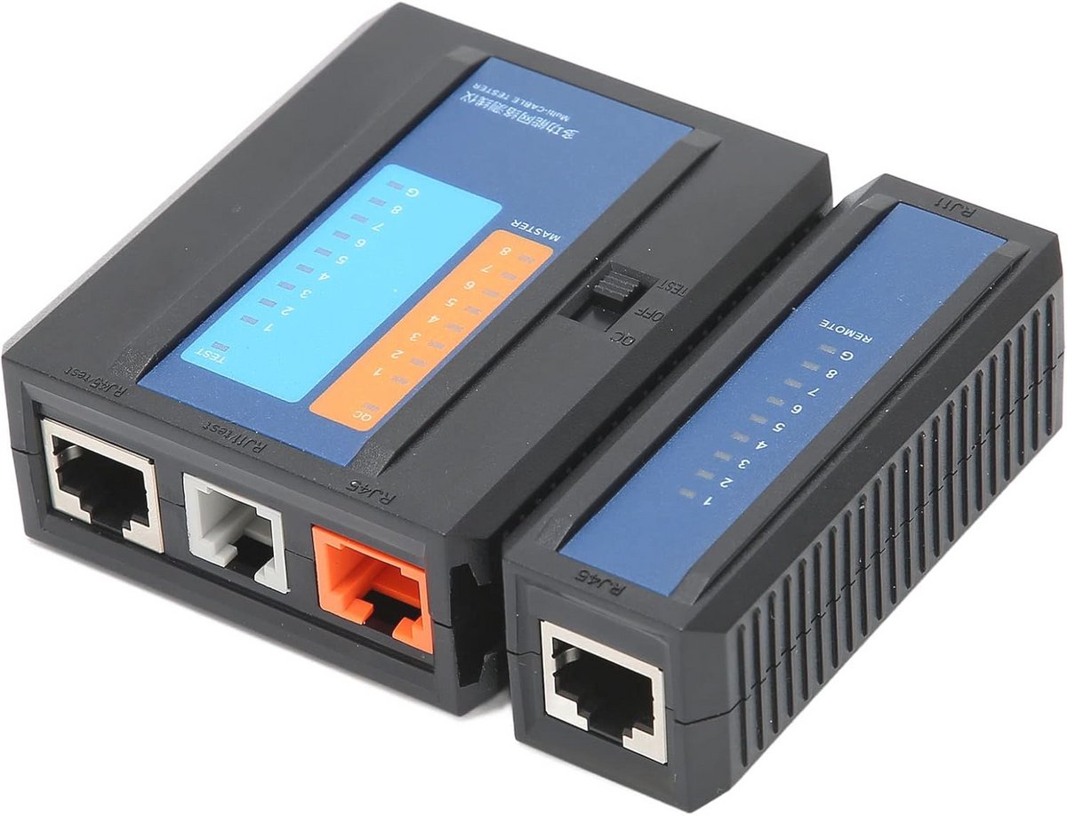 Multifunctionele Netwerk Kabel Tester voor RJ11, RJ45, CAT5, CAT6, CAT7, CAT8