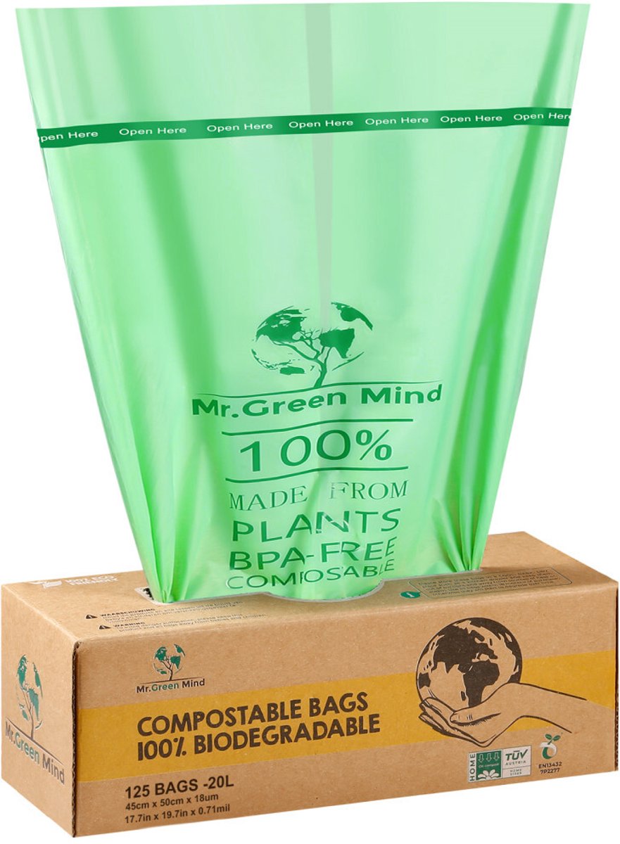 Mr. Green Mind Biozak 20 Liter 125 zakken -
