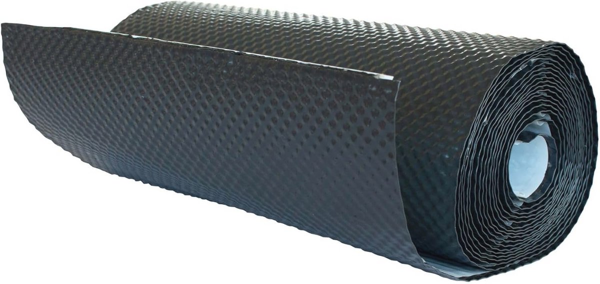 Wandverbindingsband 3D - 5m x 29cm - Zelfklevend Antraciet Aluminium met Butyllijm voor Dakafdichting