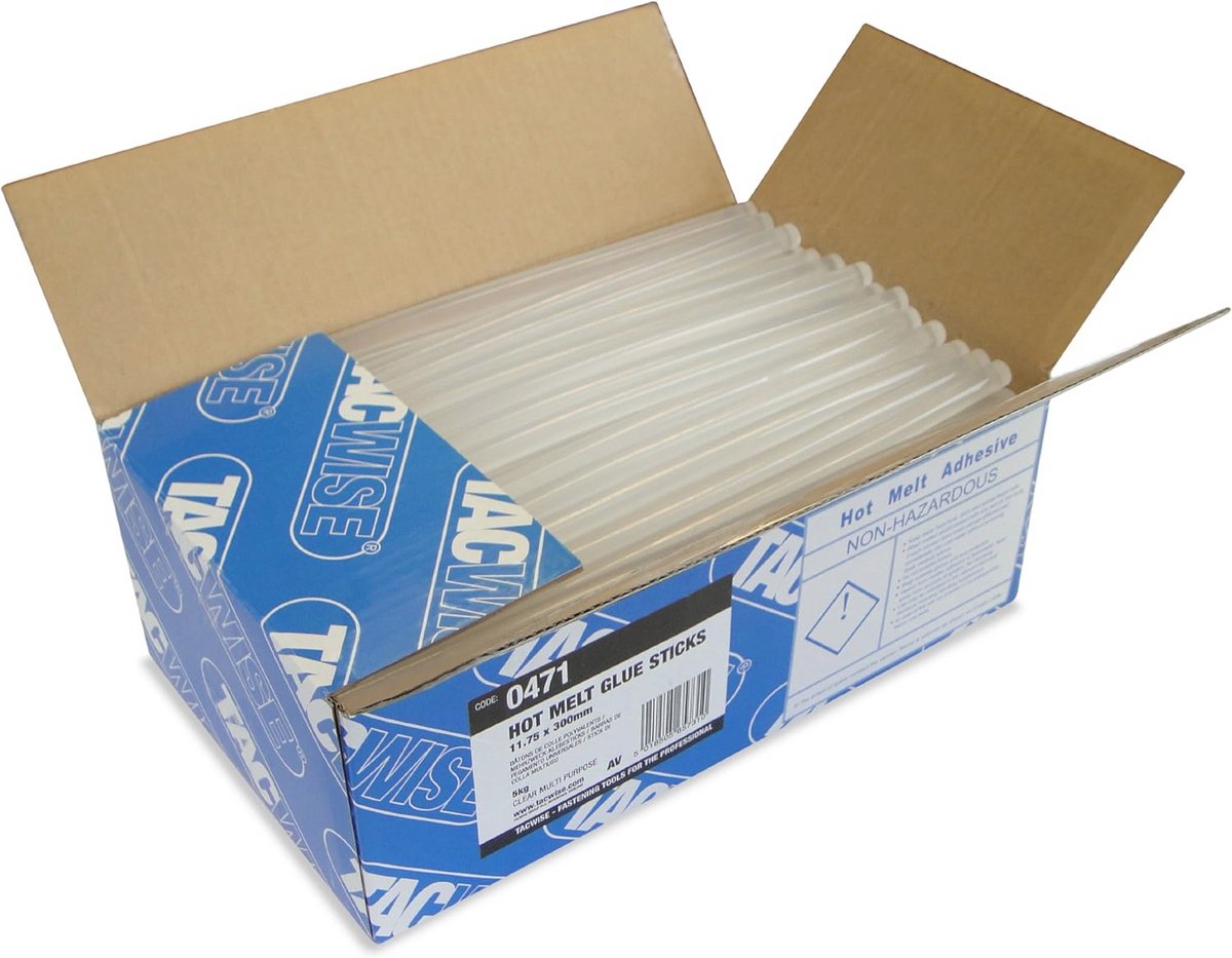 Hot Melt Lijmsticks 11,75 mm x 300 mm - 160 Stuks - Transparant