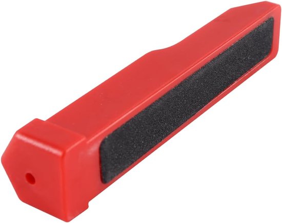 Biljartkeu tips - Vervangende biljartvormer - Polijstmachine - Rode poolkeu reparateur - Zandhuidkop - Geschikt voor biljartkeu reparatie - Rood - 2 stuks. van Merkloos — afbeelding 5