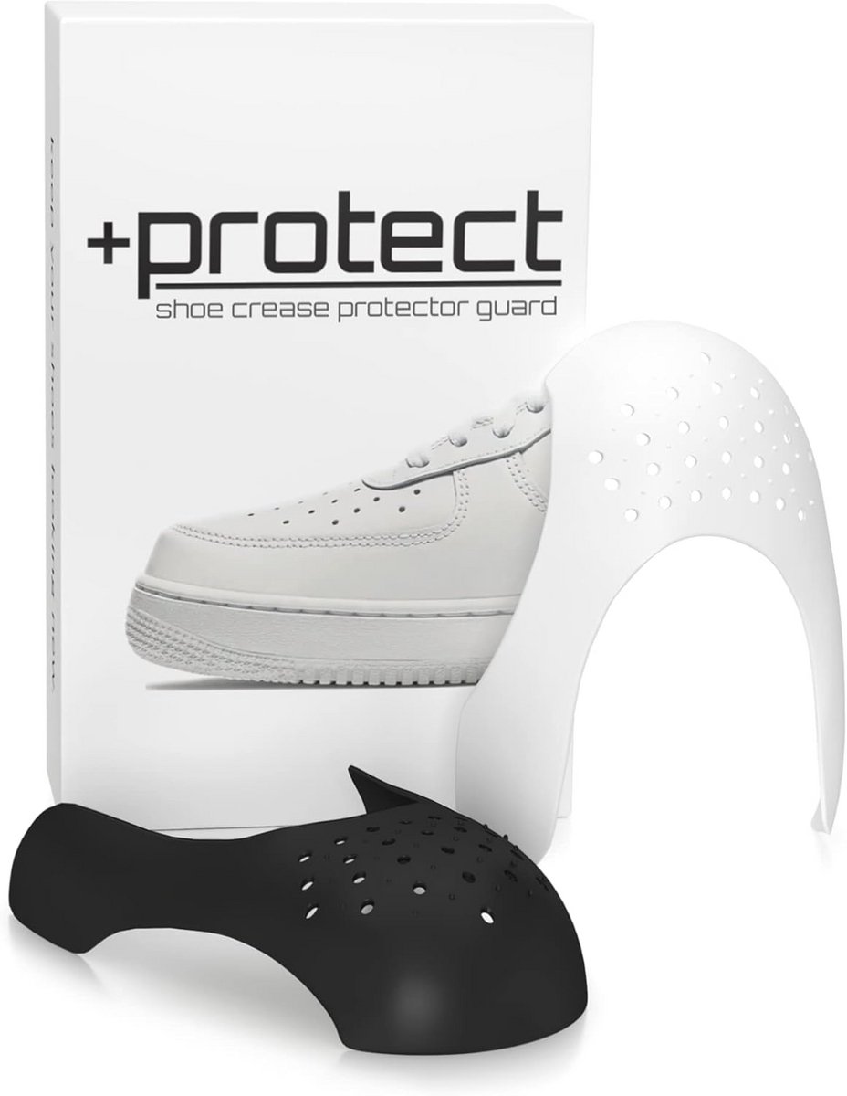 Schoen Crease Protector Guards voor Sneakers - 2 Paar, Kleur: Wit