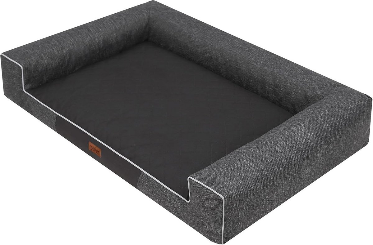 Hondenbed XL voor Grote Honden - Ecologisch Linnen Matras 100 x 66 cm
