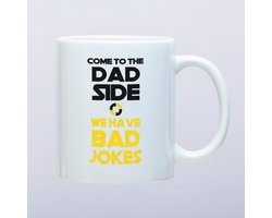 'Come to the Dad Side' Mok - Grappige Star Wars Parodie Vader Mop Beker - 330 ml - Vaderdag & Verjaardag Cadeau voor Papa's