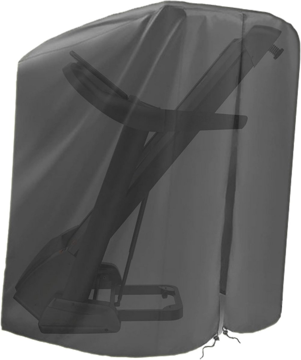 Opvouwbare Loopbandhoes met Rits en Trekkoord - UV-bestendig, Waterdicht en Winddicht - Geschikt voor Binnen en Buiten - 95 x 75 x 160 cm