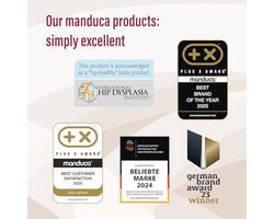 manduca XT Draagzak - Verstelbare Zitting, Uit Te Breiden Van Pasgeborene Tot Peuterdrager - Biologisch Katoenen Draagdoek Met 3 Draagopties,Denimblack-toffee