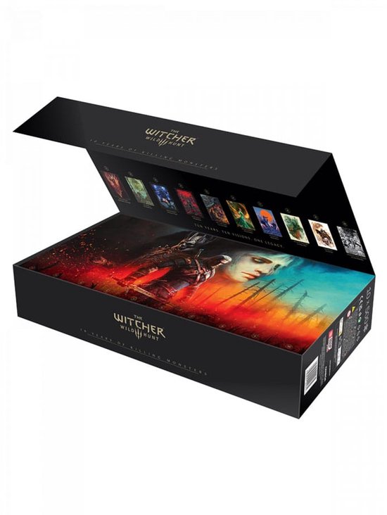 Good Loot The Witcher Puzzles 10-Pack 10th Anniversary Puzzle Collection (500 Teile) Puzzles