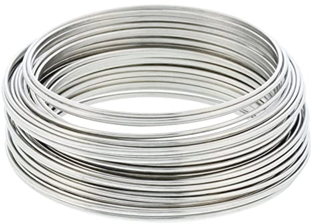 Roestvrij Stalen Draad 1.0Mm 16Ft voor DIY Ambachten, Sieraden en Sculpturen