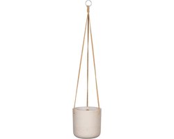 Hanging Plantenbak Grijs - Hangende Bloempot voor Planten - Urban Gardening Plantenhanger - Betonlook (M Diameter: 18 H: 17.5 cm)