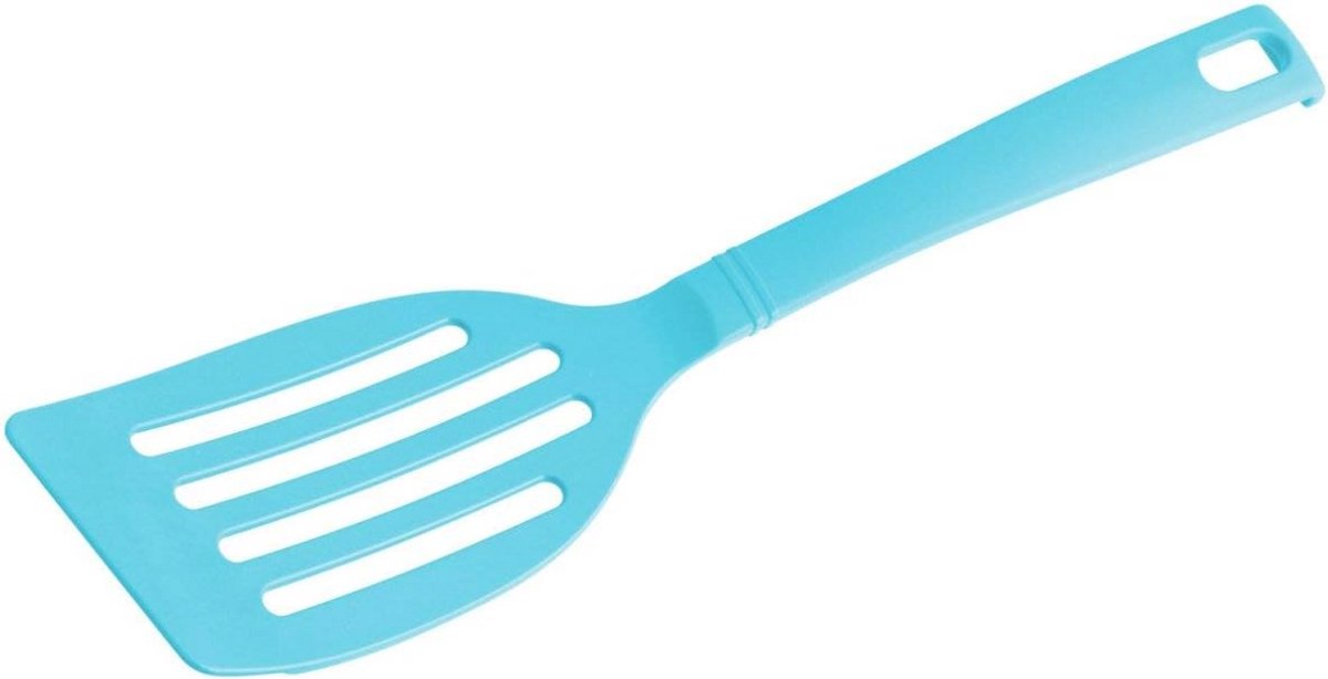 Tropische Sleufspatel van Kunststof - 27 cm - Hittebestendig en Vaatwasmachinebestendig