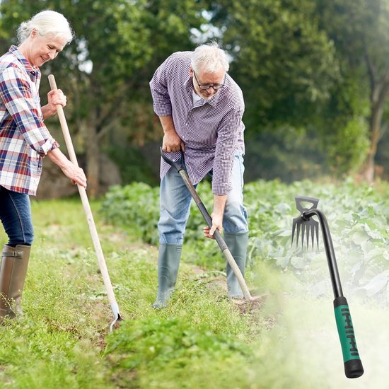 Unyqoos® Robuuste onkruidverwijderaar met sikkelblad voor tuin en gazononderhoud van Merkloos	 — afbeelding 3