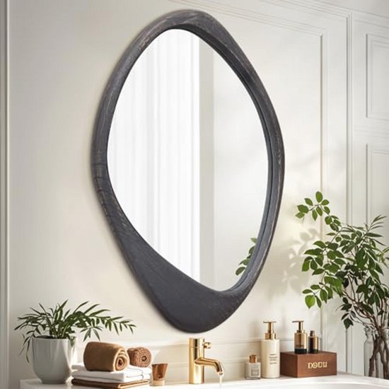 Onregelmatige Organische Asymmetrische Spiegel Voor De Badkamer Woonkamer 50 Cm X 100 Cm Onregelmatige Organische Asymmetrische Spiegel Voor De Badkamer Woonkamer 50 Cm X 100 Cm