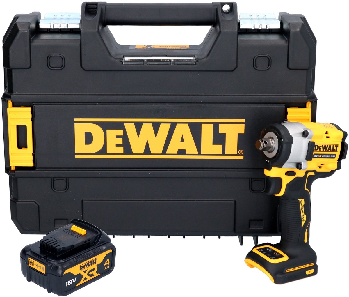 DeWalt DCF 921 NT accu-slagmoersleutel 18 V 400 Nm 1/2" borstelloos + TSTAK - zonder accu, zonder oplader