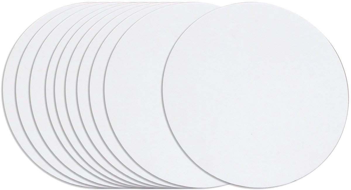IMPERATORIS® Canvas - Schilderpanelen - Schildercanvas - Schilder doek - Geschikt voor Acryl, Olie- en Wquarelverf - Perfect voor Kleine tot Middelgrote Schilderijen - Hoogwaardige Kwaliteit Canvas - 10 Stuks
