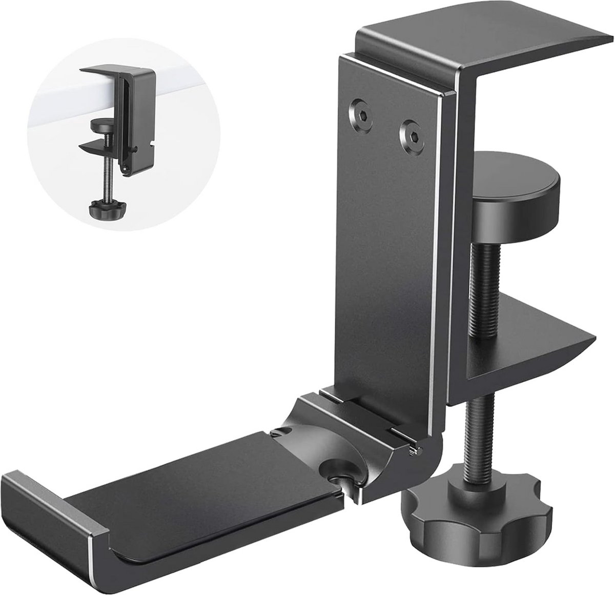 Opvouwbare Gaming Headset Stand met Verstelbare Klem voor Hoofdtelefoons