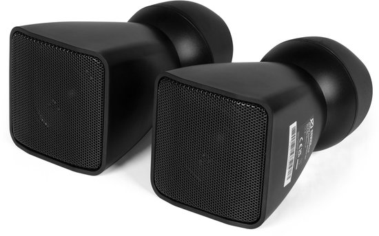 Power Dynamics BSX30B 100V speakers - Muur speakers met beugels - 2.5 inch - 30W - Zwart van Merkloos — afbeelding 5
