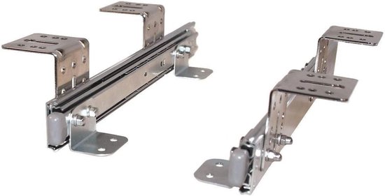 Telescooprails voor keyboard 400 mm gebruikshoogte Super XL 122 mm onderbouwmontage